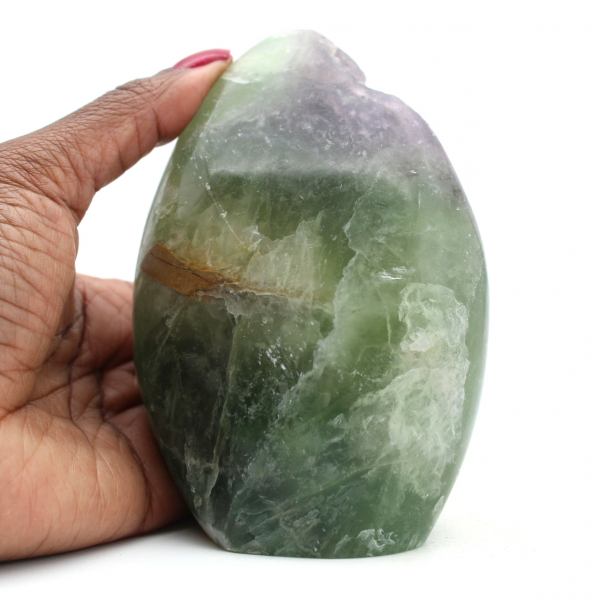 Collection green fluorite