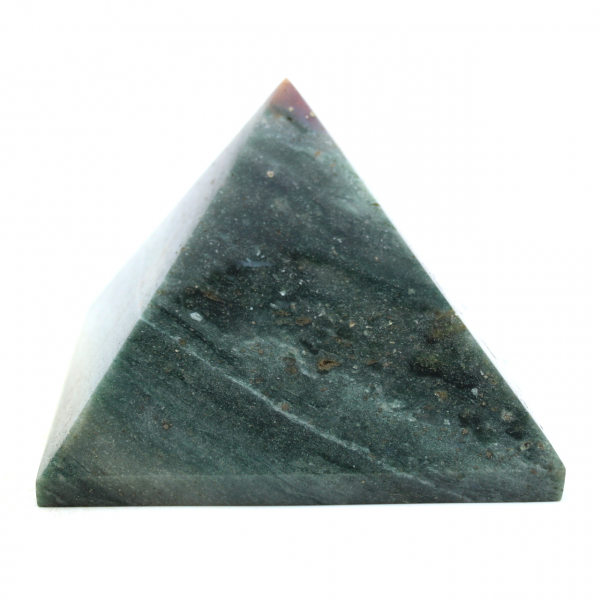 Grüne jaspis-pyramide