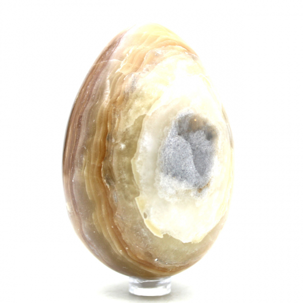 Agate mineral egg