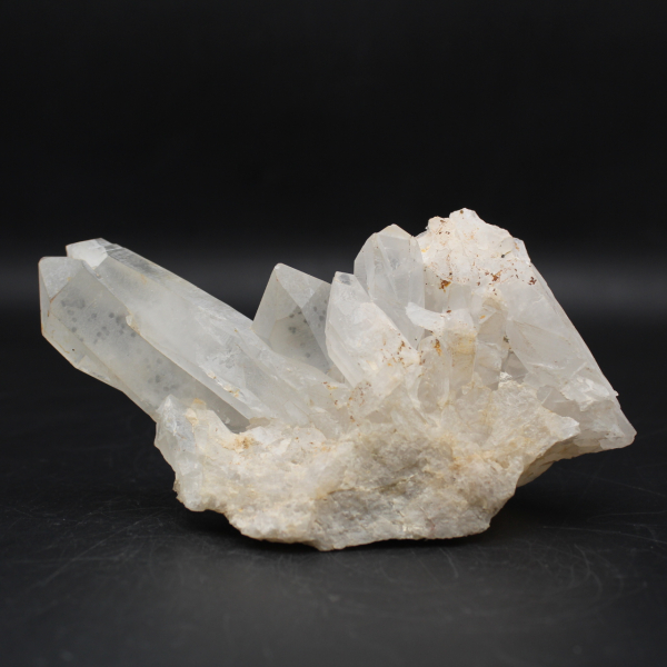 raw quartz crystals