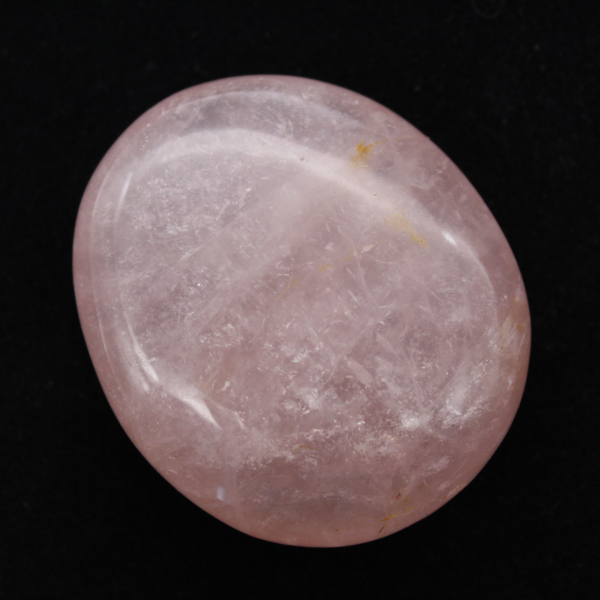 Rose quartz pebbles