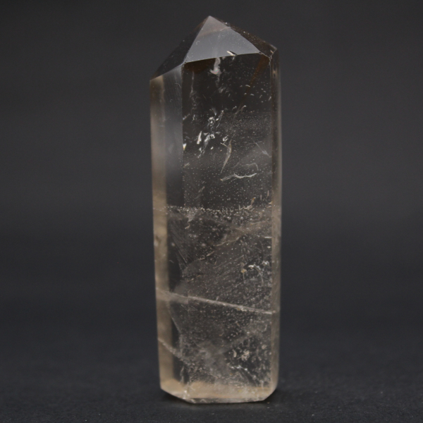 Slightly smoky quartz prism