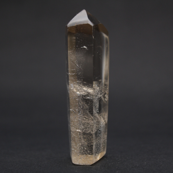 Slightly smoky quartz prism