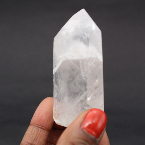 Bitterminated quartz prism