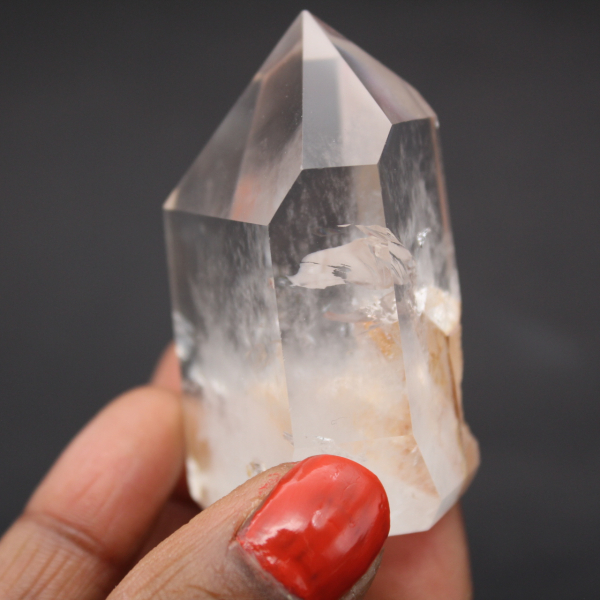 Bitterminated quartz prism