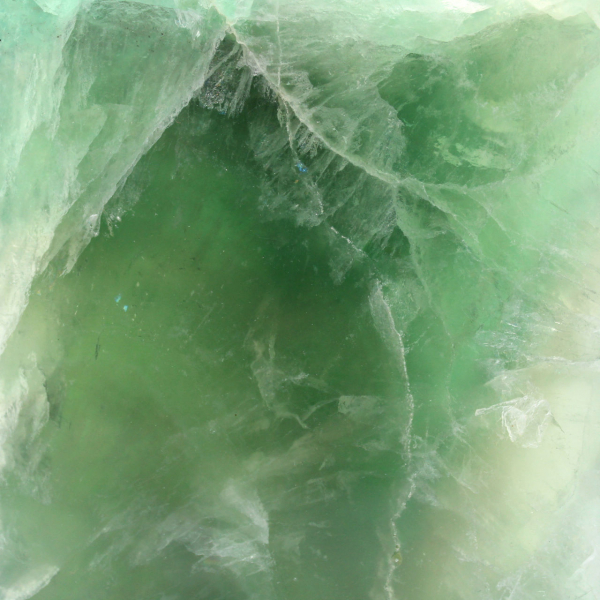 Green Fluorite Octahedron