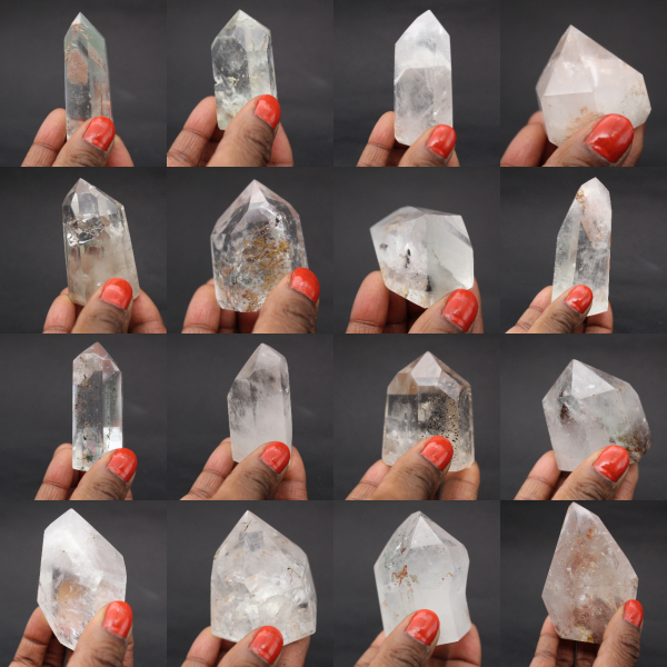 Bitterminated quartz prism
