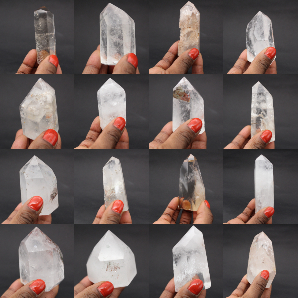Quartz prism with inclusion