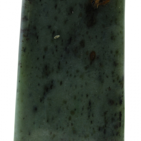 Polished natural nephrite jade
