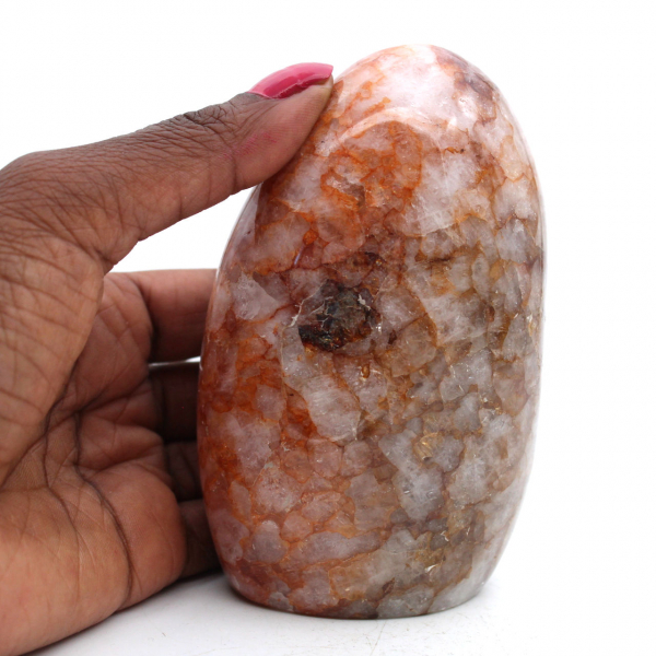 Red quartz for collection