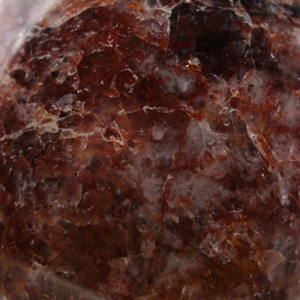 Red quartz stone