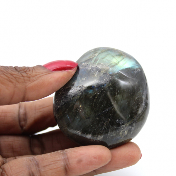 Labradorite stone pebble