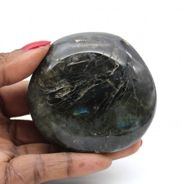 Labradorite stone pebble