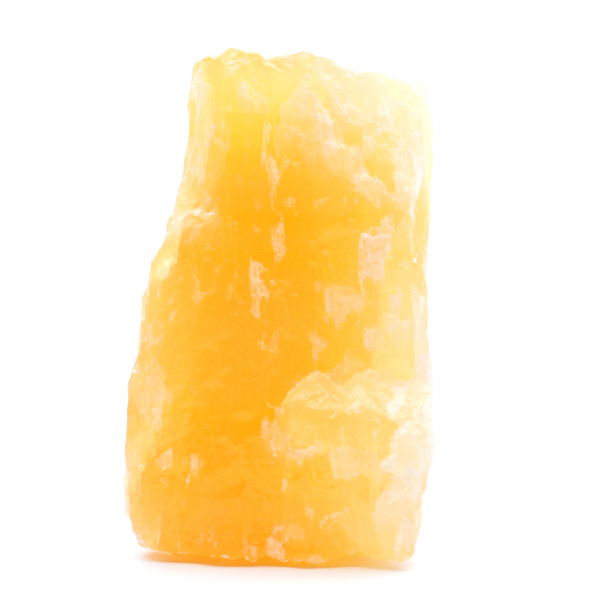 Orange calcite stone