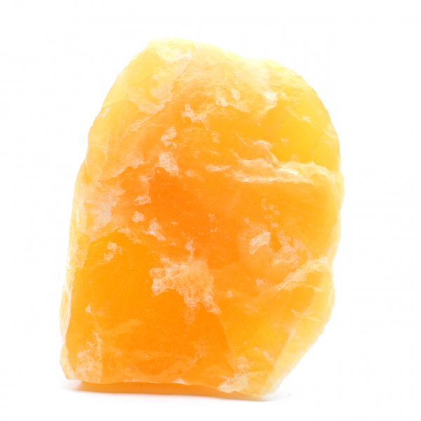 Raw orange calcite