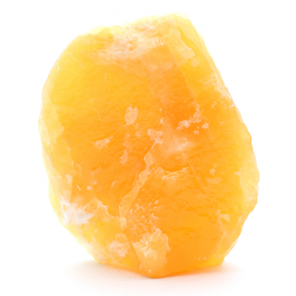 Raw orange calcite