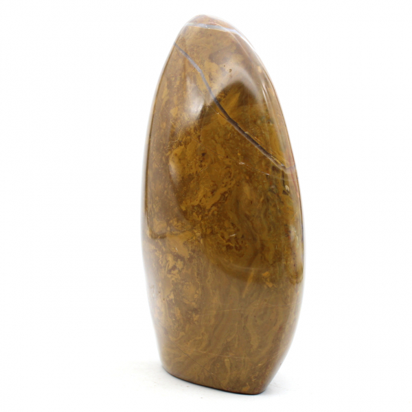 Polished polished jasper stone