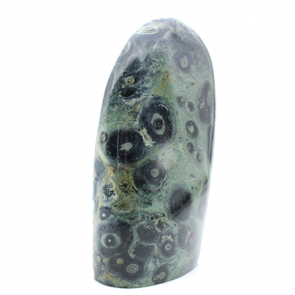 Decorative stone in polished kambamba jasper