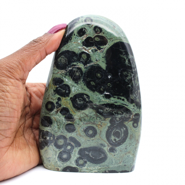 Polished kambamba jasper stone from madagascar