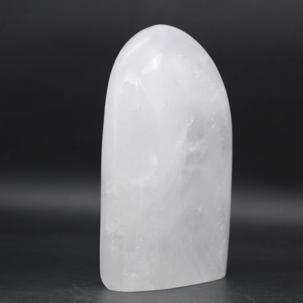 Polished rock crystal stone