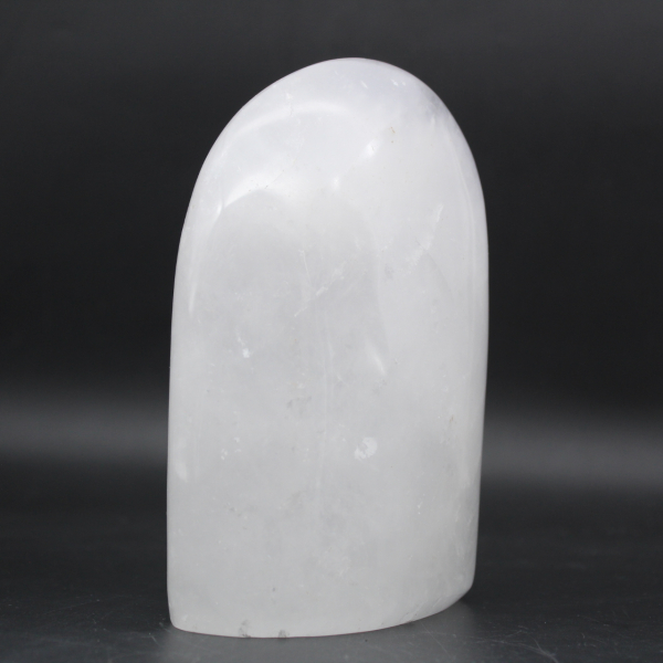 Polished rock crystal stone