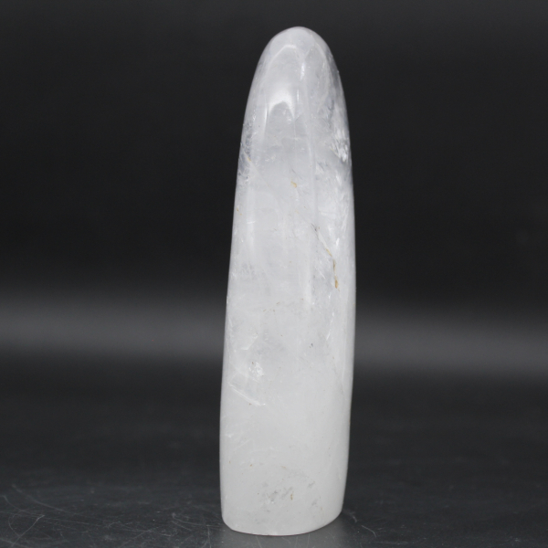 Decorative polished rock crystal