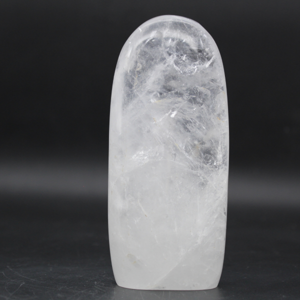 Decorative polished rock crystal