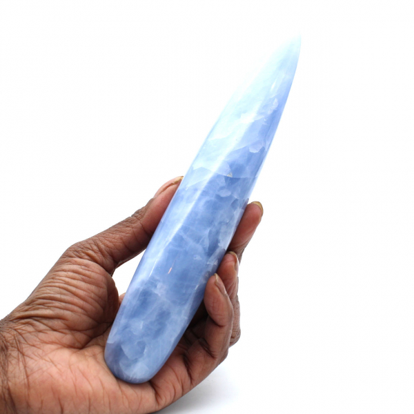 Blue calcite massage stick