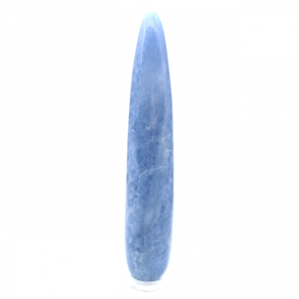 Blue calcite staff