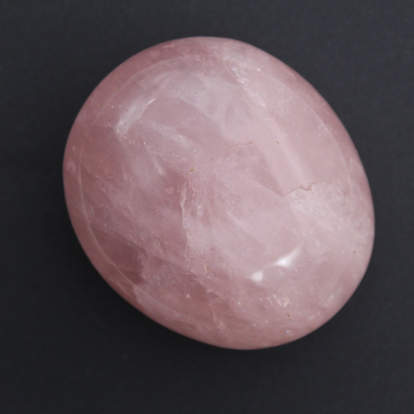 Rose quartz pebble