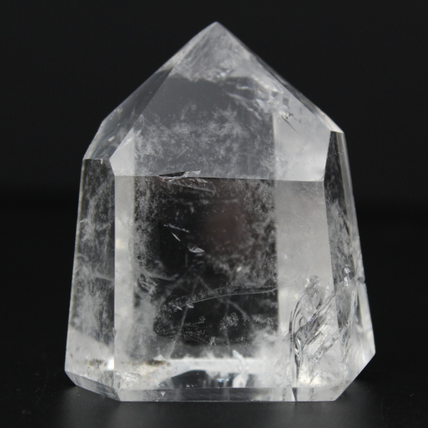 Quartz prism rock crystal