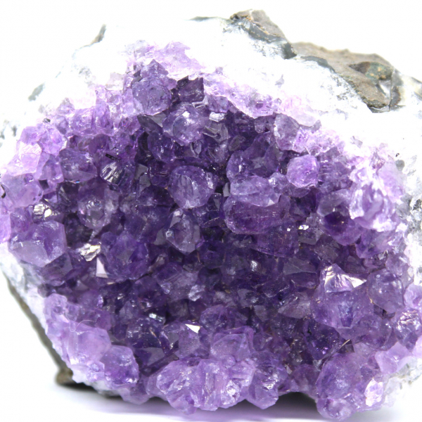 Crystallized amethyst