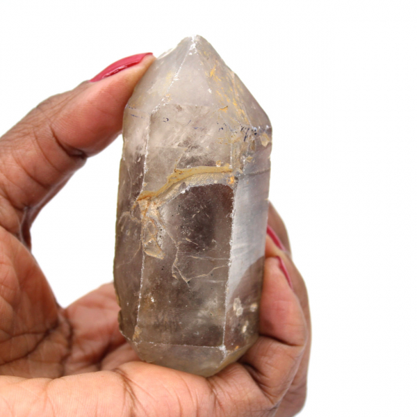 Bi-Terminated Smoky Quartz Crystal