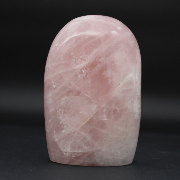Free form rose quartz
