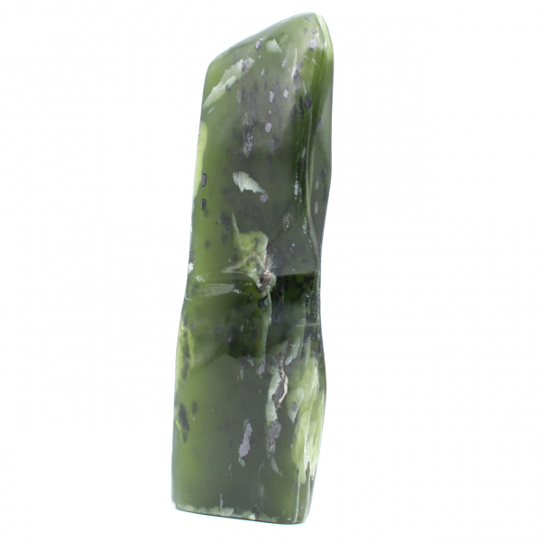 Natural nephrite jade rock