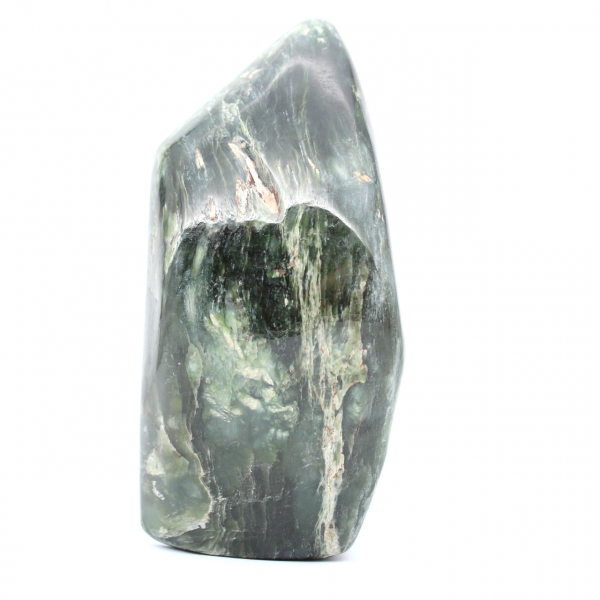 Jade nephrite polished stone