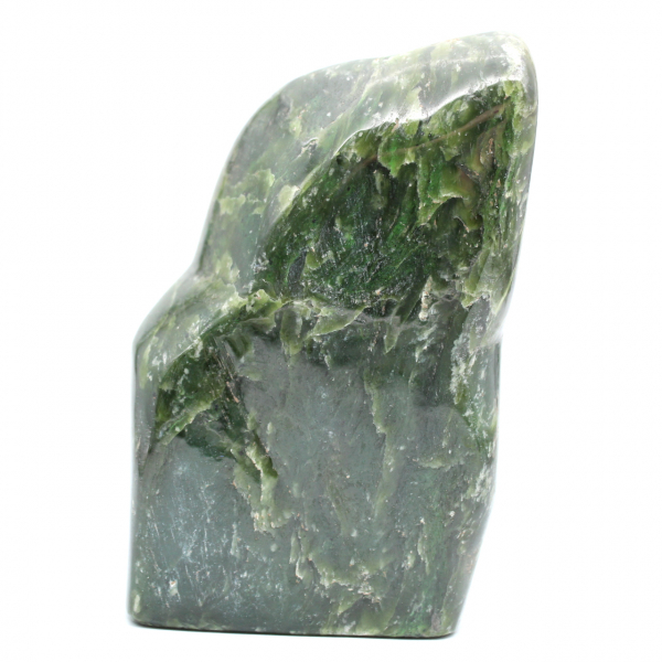 Jade nephrite polished rock