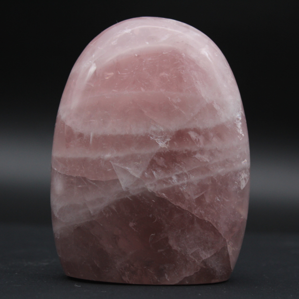 Polished rose quartz