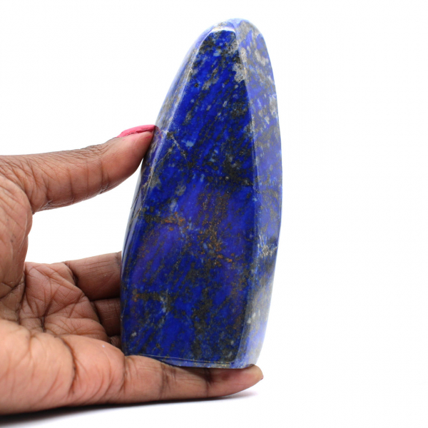 Lapis lazuli polished rock
