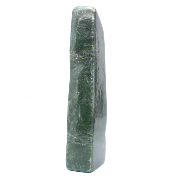 Nephrite jade rock polished