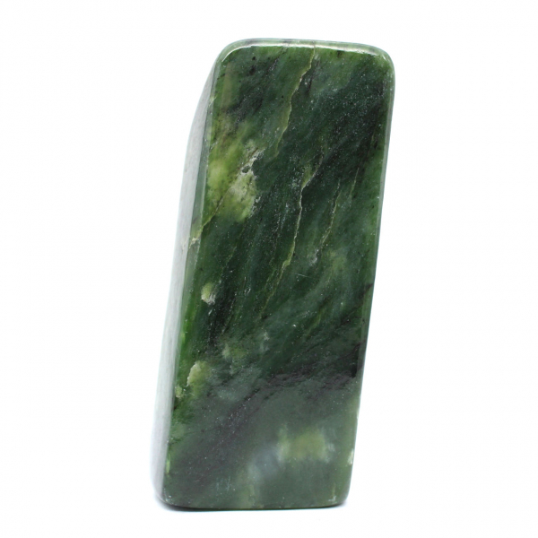 Decorative polished nephrite jade