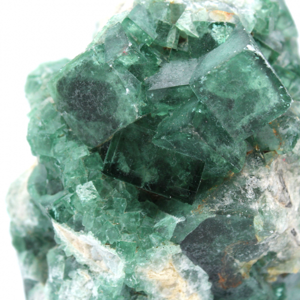 Natural crystallized madagascar fluorite