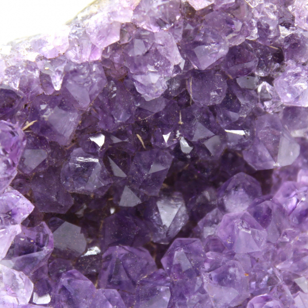 Crystallized amethyst from Brazil