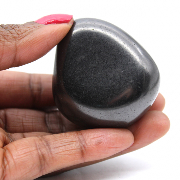 Shungite polished rock