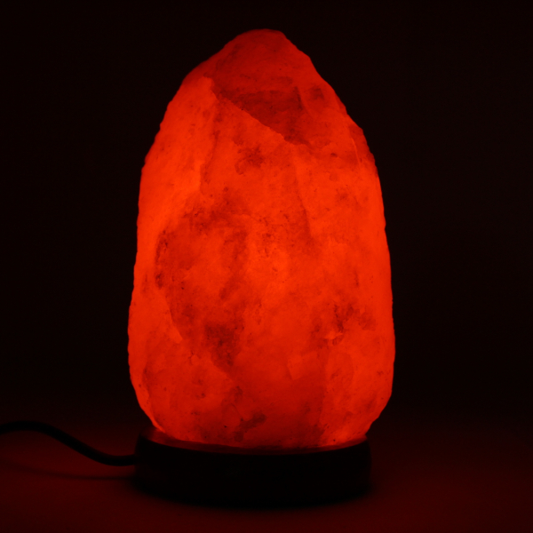 Salt rock lamp from Pakistan
