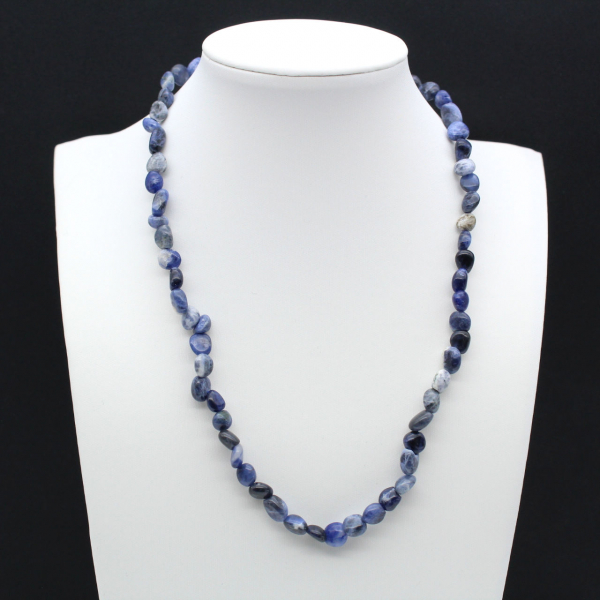 Sodalite stone necklace