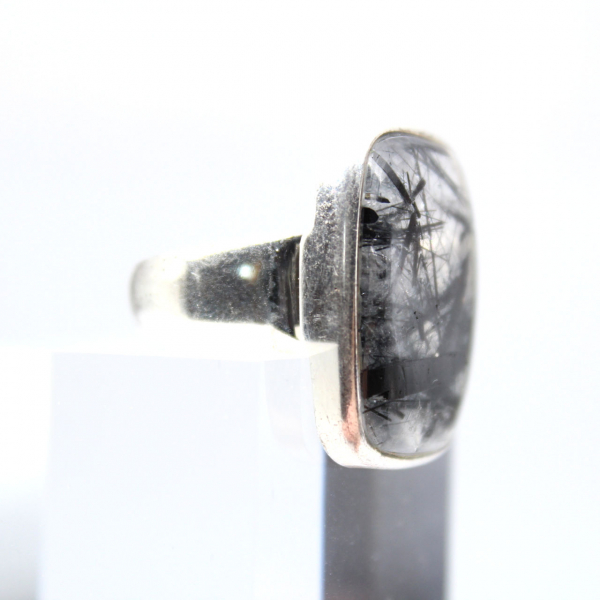 Tourmaline quartz ring