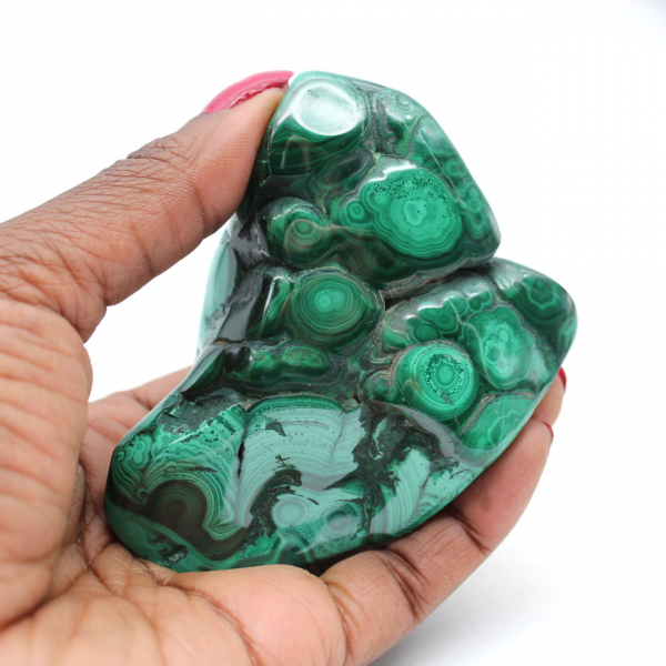 Malachite stone decoration