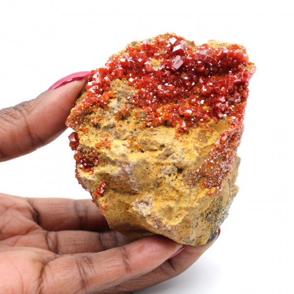 Vanadinite crystals