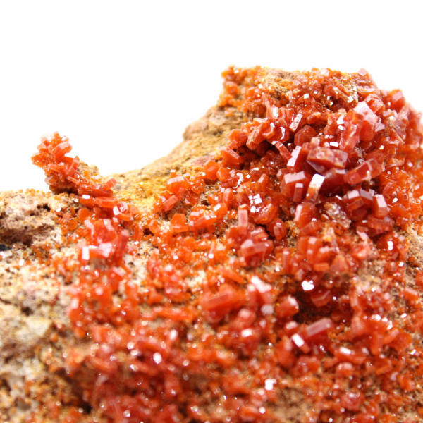 Natural vanadinite stone